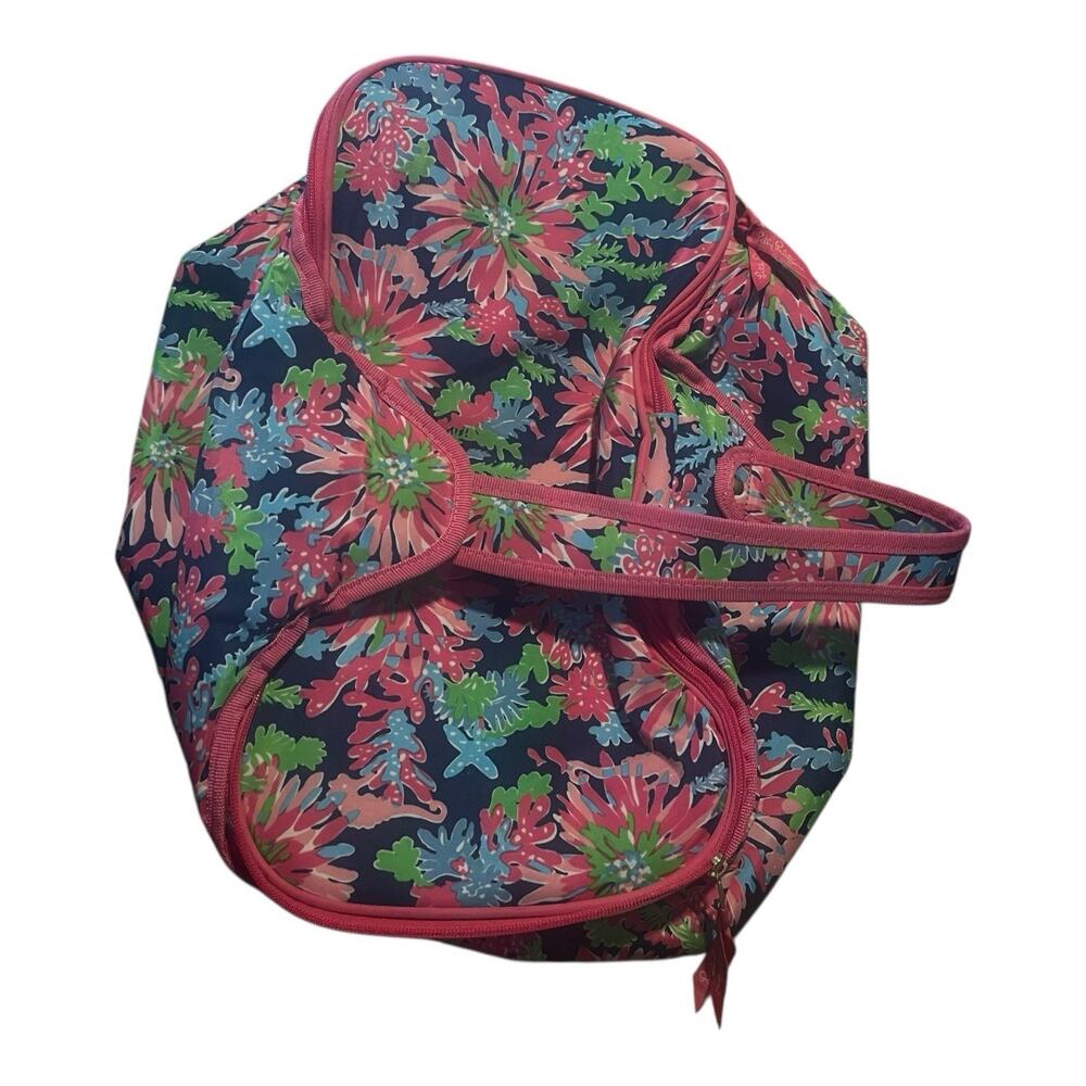 LILLY PULITZER Cooler Insulated Beach/Picnic Wine Carrier Shoulder Bag